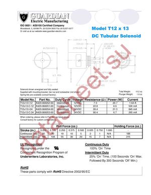 T12X13-C-24D datasheet  
